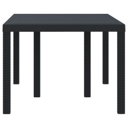 Table de Jardin Anthracite 150 x 100 x 73 cm polyrotin 554841554841