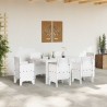 Table de Jardin Blanc 150 x 100 x 73 cm polyrotin 554842554842