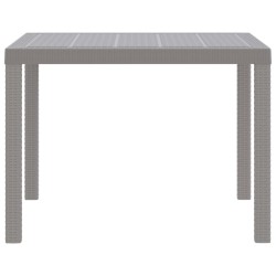 Table de Jardin Gris clair 100 x 100 x 73 cm polyrotin 554843554843