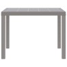Table de Jardin Gris clair 100 x 100 x 73 cm polyrotin 554843554843