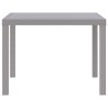 Table de Jardin Gris clair 100 x 100 x 73 cm polyrotin 554843554843
