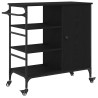 Chariot de cuisine Chêne noir 87.5 x 39 x 84.5 cm 554844554844