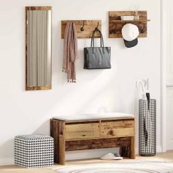 Ensemble de meubles d'entrée avec tiroir 4 pcs Bois ancien 554846554846
