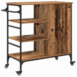 Chariot de cuisine Bois ancien 87.5 x 39 x 84.5 cm 554849554849