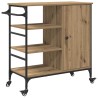 Chariot de cuisine Chêne artisanal 87.5 x 39 x 84.5 cm 554850554850