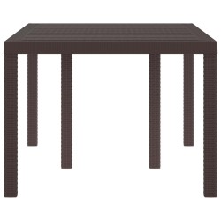 Table de Jardin Marron 150 x 100 x 73 cm polyrotin 554852554852