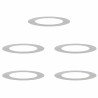 adapté pour anneaux d'arbre plats 5 pcs Argent Ø60 / 90 cm 554854554854