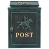 Boîte aux lettres murale Vert 29 x 13 x 41 cm Aluminium coulé 554855554855
