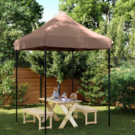 Tente de fête Marron 200 x 200 x 306 cm Tissu Oxford 554856554856