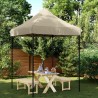 Tente de fête Taupe 200 x 200 x 306 cm Tissu Oxford 554857554857