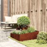 Cache-pot de jardin Marron 80 x 80 x 50 cm Acier patiné 554860554860