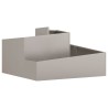 Cache-pot de jardin Marron 80 x 80 x 50 cm Acier patiné 554860554860