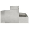 Cache-pot de jardin Argent 80 x 80 x 50 cm Acier inoxydable 554862554862