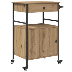 Chariot de cuisine Chêne artisanal 56 x 43 x 89,5 cm 554863554863