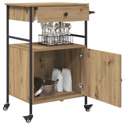 Chariot de cuisine Chêne artisanal 56 x 43 x 89,5 cm 554863554863