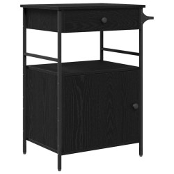 Chariot de cuisine Chêne noir 56 x 43 x 89,5 cm 554864554864