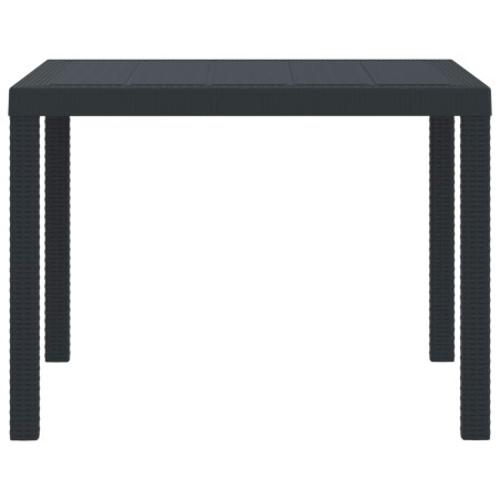 Table de Jardin Anthracite 100 x 100 x 73 cm polyrotin 554865554865