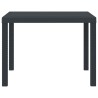 Table de Jardin Anthracite 100 x 100 x 73 cm polyrotin 554865554865