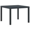 Table de Jardin Anthracite 100 x 100 x 73 cm polyrotin 554865554865