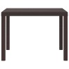 Table de Jardin Marron 100 x 100 x 73 cm polyrotin 554866554866