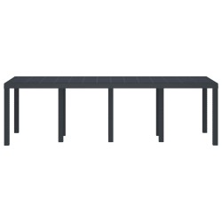 Table de Jardin Anthracite 250 x 100 x 73 cm polyrotin 554873554873