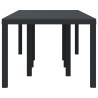 Table de Jardin Anthracite 250 x 100 x 73 cm polyrotin 554873554873