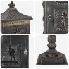 Boîte aux Lettres Debout avec porte Bronze 42,5 x 29,5 x 117 cm 554878554878