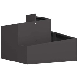 Cache-pot de jardin Noir 60 x 60 x 50 cm Acier laminé à froid 554882554882
