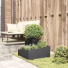 Cache-pot de jardin Noir 60 x 60 x 50 cm Acier laminé à froid 554882554882