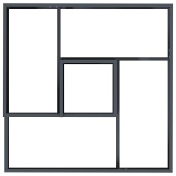 Cache-pot de jardin Anthracite 60 x 60 x 50 cm 554883554883