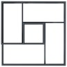 Cache-pot de jardin Anthracite 60 x 60 x 50 cm 554883554883