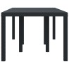 Table de Jardin Anthracite 200 x 100 x 73 cm polyrotin 554885554885