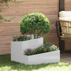 Cache-pot de jardin Argent 60 x 60 x 50 cm Acier galvanisé 554887554887