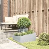 Cache-pot de jardin Argent 60 x 60 x 50 cm Acier galvanisé 554887554887