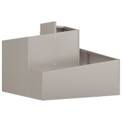 Cache-pot de jardin Marron 60 x 60 x 50 cm Acier patiné 554888554888