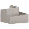 Cache-pot de jardin Marron 60 x 60 x 50 cm Acier patiné 554888554888