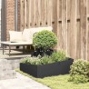 Cache-pot de jardin Noir 80 x 80 x 50 cm Acier laminé à froid 554889554889