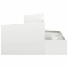 Cache-pot de jardin Blanc 80 x 80 x 50 cm Acier laminé à froid 554891554891
