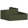 Cache-pot de jardin Vert olive 80 x 80 x 50 cm 554893554893