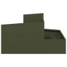Cache-pot de jardin Vert olive 80 x 80 x 50 cm 554893554893