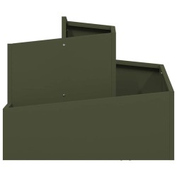 Cache-pot de jardin Vert olive 60 x 60 x 50 cm 554894554894