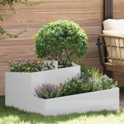 Cache-pot de jardin Argent 80 x 80 x 50 cm Acier galvanisé 554895554895