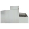 Cache-pot de jardin Argent 80 x 80 x 50 cm Acier galvanisé 554895554895