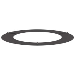 adapté pour anneau d'arbre plat Noir Ø60 / 90 cm Acier 554898554898