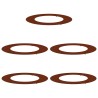adapté pour anneaux d'arbre plats 5 pcs Marron Ø50 / 80 cm 554899554899