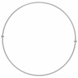 Anneau de jardinière Blanc 30 x 30 x 20 cm Acier laminé à froid 554902554902