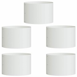 Anneau de jardinière 5 pcs Blanc 30 x 30 x 20 cm 554903554903