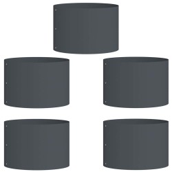 Anneau de jardinière 5 pcs Anthracite 30 x 30 x 20 cm 554905554905