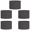 Anneau de jardinière 5 pcs Noir 30 x 30 x 20 cm 554906554906