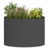 Anneau de jardinière 5 pcs Noir 30 x 30 x 20 cm 554906554906